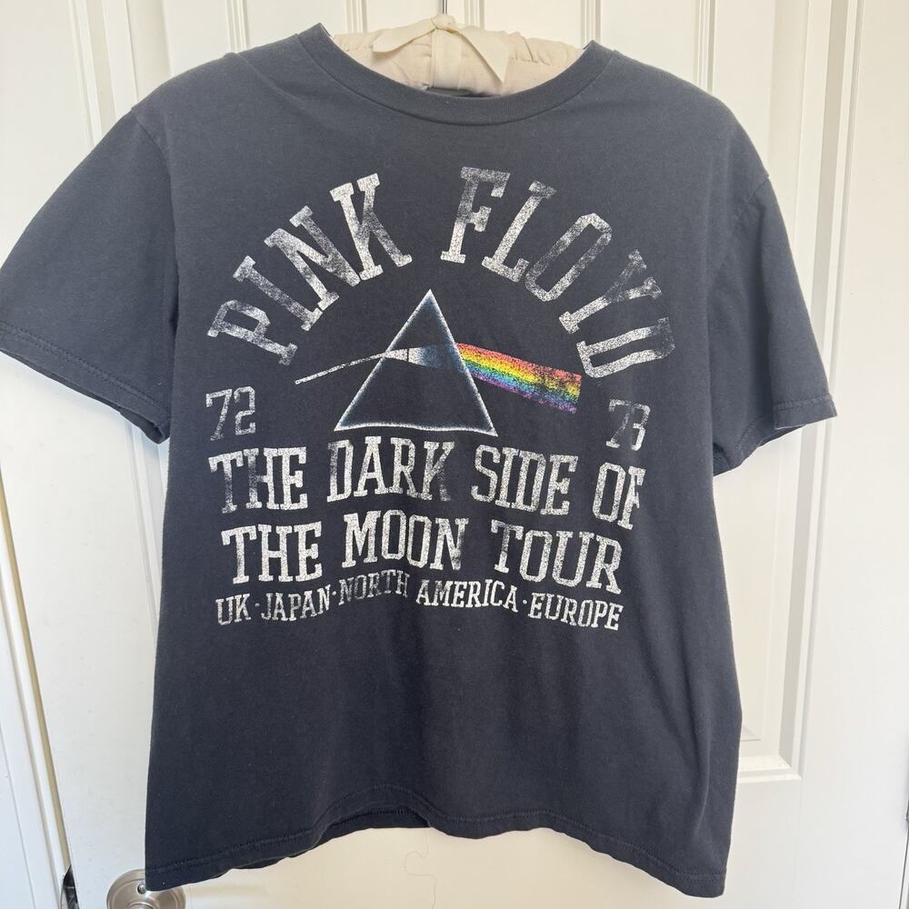 Vintage Inspired Pink Floyd Dark Side of The Moon Black Shirt LG Licensed Merch
